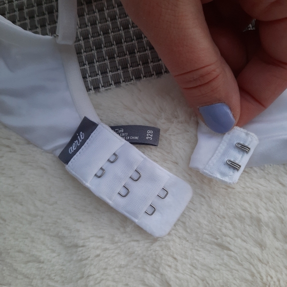 Aerie Ella Gel Padded Pushup Bra 32B White NEW American Eagle - Picture 8 of 12